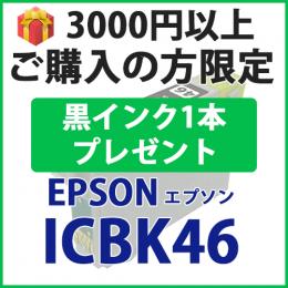[プレゼント] 1本黒インクプレゼント　3000円以上ご購入の方限定　ICBK46