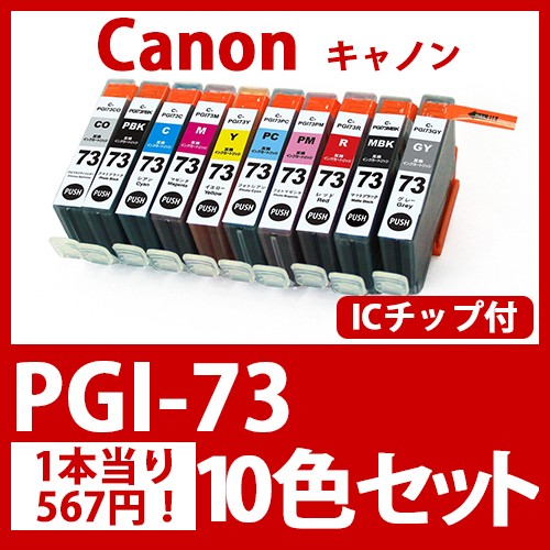 インクカートリッジ激安通販 インクパークス 本店 / PGI-73(10色セット ...