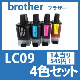 LC09(4色セット)ブラザー[brother]互換インクカートリッジ